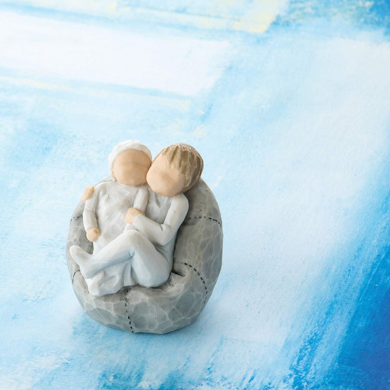 Willow Tree My New Baby (Sky), Lots to Learn to Love to Grow Together, Celebrates New Siblings, Blended Families, A Gift for Big Brother or Big Sister, Sculpted Hand-Painted Figure - Image 5